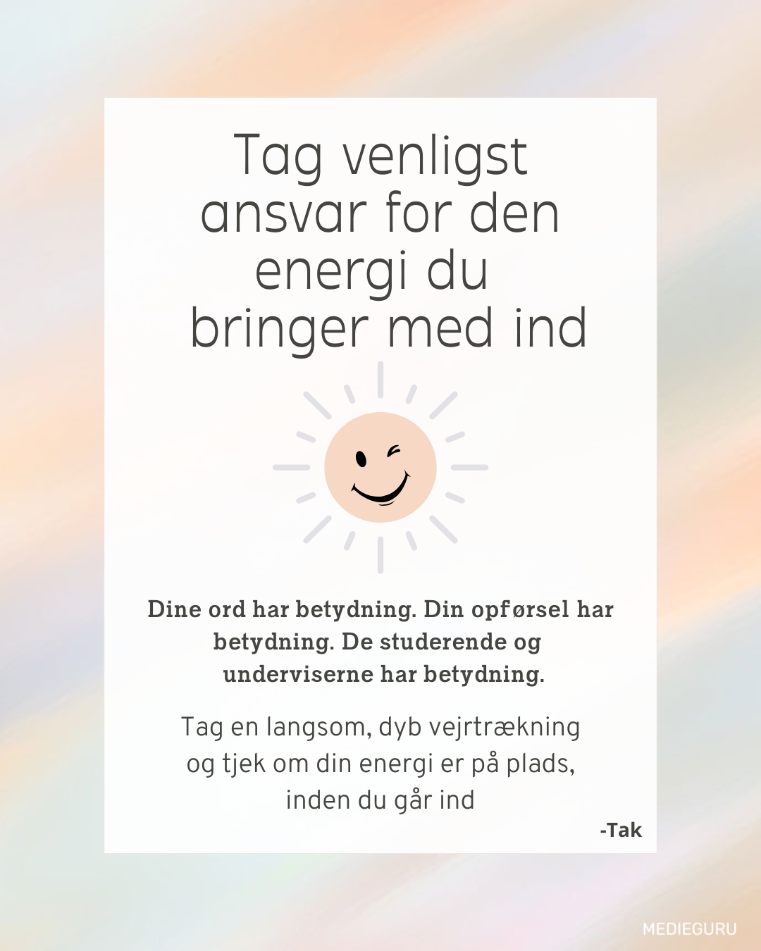 Tjek din energi (1080 x 1350 px) Tjek din energi. Entreprenant mindset. Positiv Psykologi.